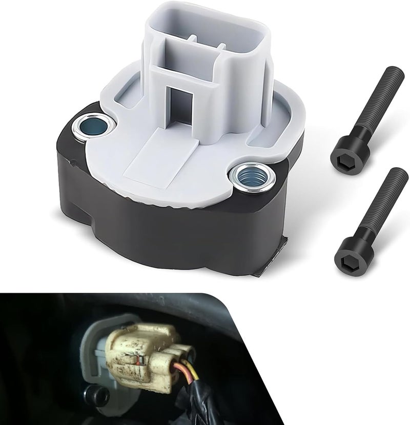 pinflaw Throttle Position Sensor, 5017479AA Throttle Body Position Sensor Accelerator, 3 Pin Engine TPS with Screws Accessories, Compatible with Dodge Jeep Grand Cherokee (Black) - Image 1